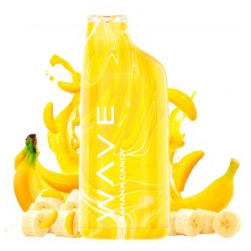 Pod desechable Banana Candy Wave 800 Bud Vape