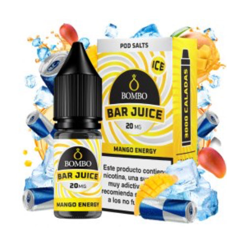 Mango Energy Ice 10ml Bar Juice Bombo