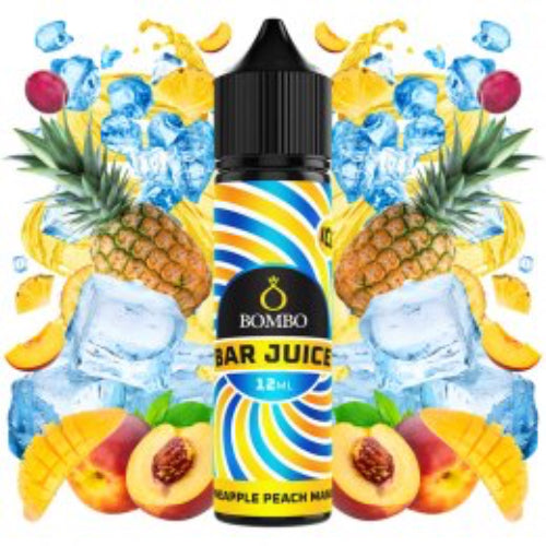 Pineapple Peach Mango Ice 12ml Longfill Bombo Bar Juice