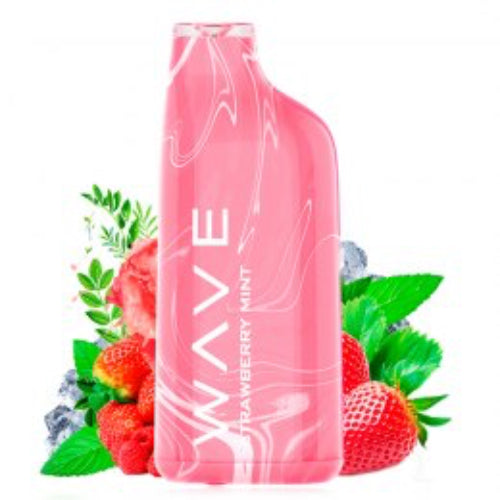 Pod desechable Strawberry Mint Wave 800 Bud Vape