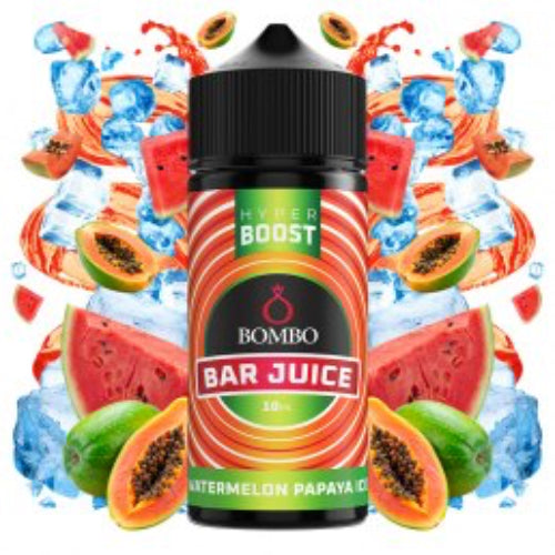Watermelon Papaya Ice 10ml Hyper Boost Longfill Bombo Bar Juice